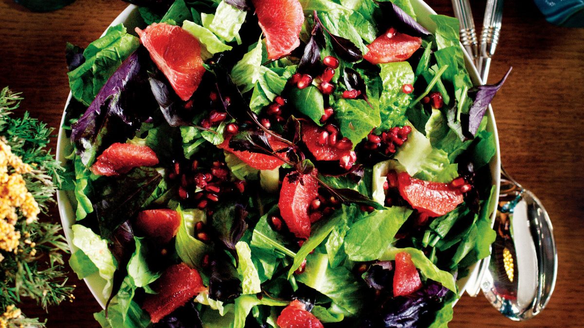 Greyfurtlu Narlı Yeşil Salata